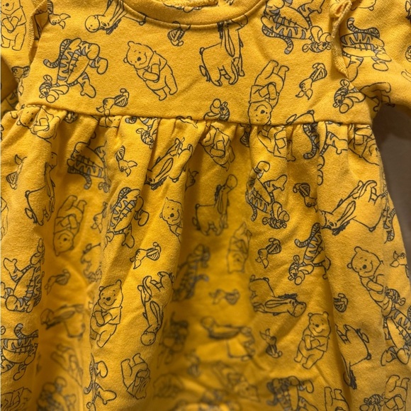 Winne The Pooh Yellow Baby Dress Size 3/6M - Picture 3 of 5